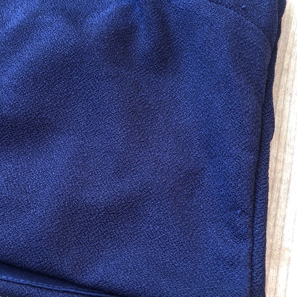 High Neck Navy Blue Party Top w/ Built in Gold Necklace SIRENS (Size S) - Picture 7 of 7